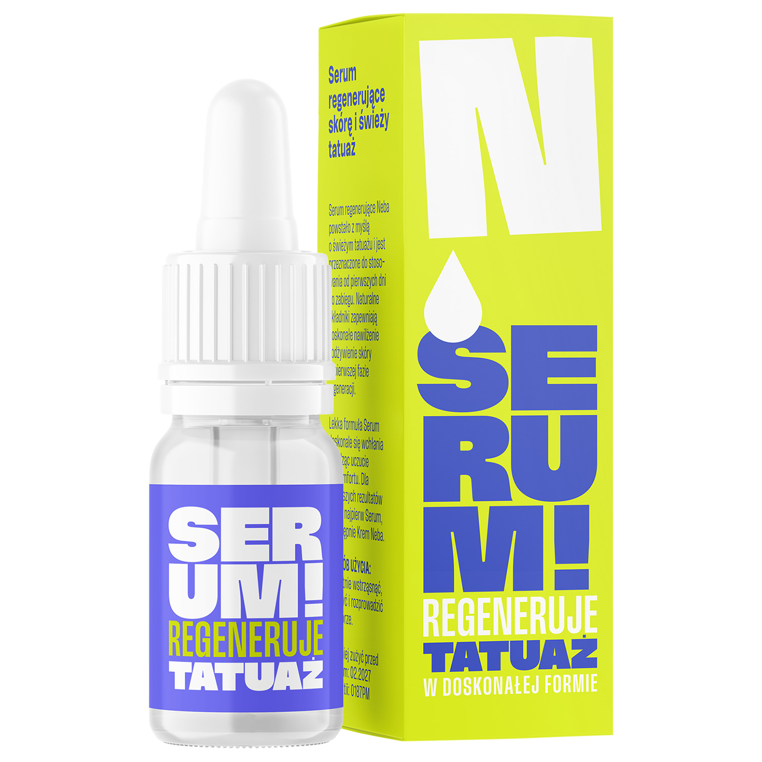 Nieznana Neba, serum regenerujące skórę i świeży tatuaż, 10 ml — Składniki i ocena