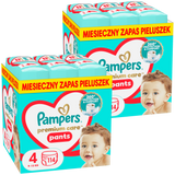 Zestaw Pampers Premium Care Pants, pieluchomajtki, rozmiar 4, 9-15 kg, 2 x 114 sztuk - miniaturka zdjęcia produktu