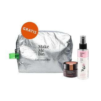 Zestaw Make Me Bio Rich Care, skoncentrowany krem z witaminami A, E i C wzmacniający i redukujący zaczerwienienia, 50 ml +  woda różana, 100 ml + kosmetyczka gratis - zdjęcie produktu