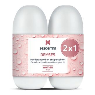Sesderma Dryses, dezodorant roll-on dla kobiet, 2 x 75 ml - zdjęcie produktu