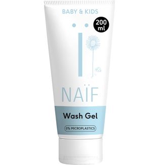 Naif Baby & Kids, żel do mycia ciała i włosów dla dzieci i niemowląt od 1 dnia życia, 200 ml - zdjęcie produktu