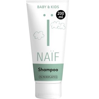 Naif Baby & Kids, szampon do włosów dla dzieci i niemowląt od 1 dnia życia, 200 ml - zdjęcie produktu