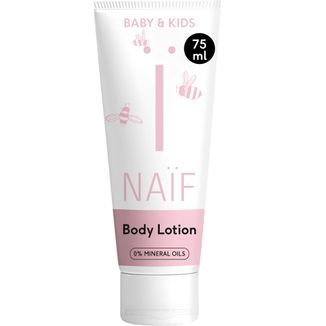 Naif Baby & Kids, nawilżające mleczko do ciała dla dzieci i niemowląt od 1 dnia życia, 75 ml - zdjęcie produktu