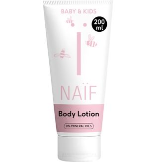 Naif Baby & Kids, nawilżające mleczko do ciała dla dzieci i niemowląt od 1 dnia życia, 200 ml - zdjęcie produktu