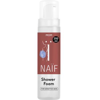 Naif Mom, naturalna pianka pod prysznic dla kobiet w ciąży i mam, 200 ml - zdjęcie produktu