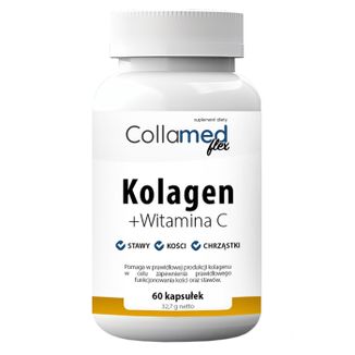 Collamed Flex Kolagen + Witamina C, 60 kapsułek - zdjęcie produktu