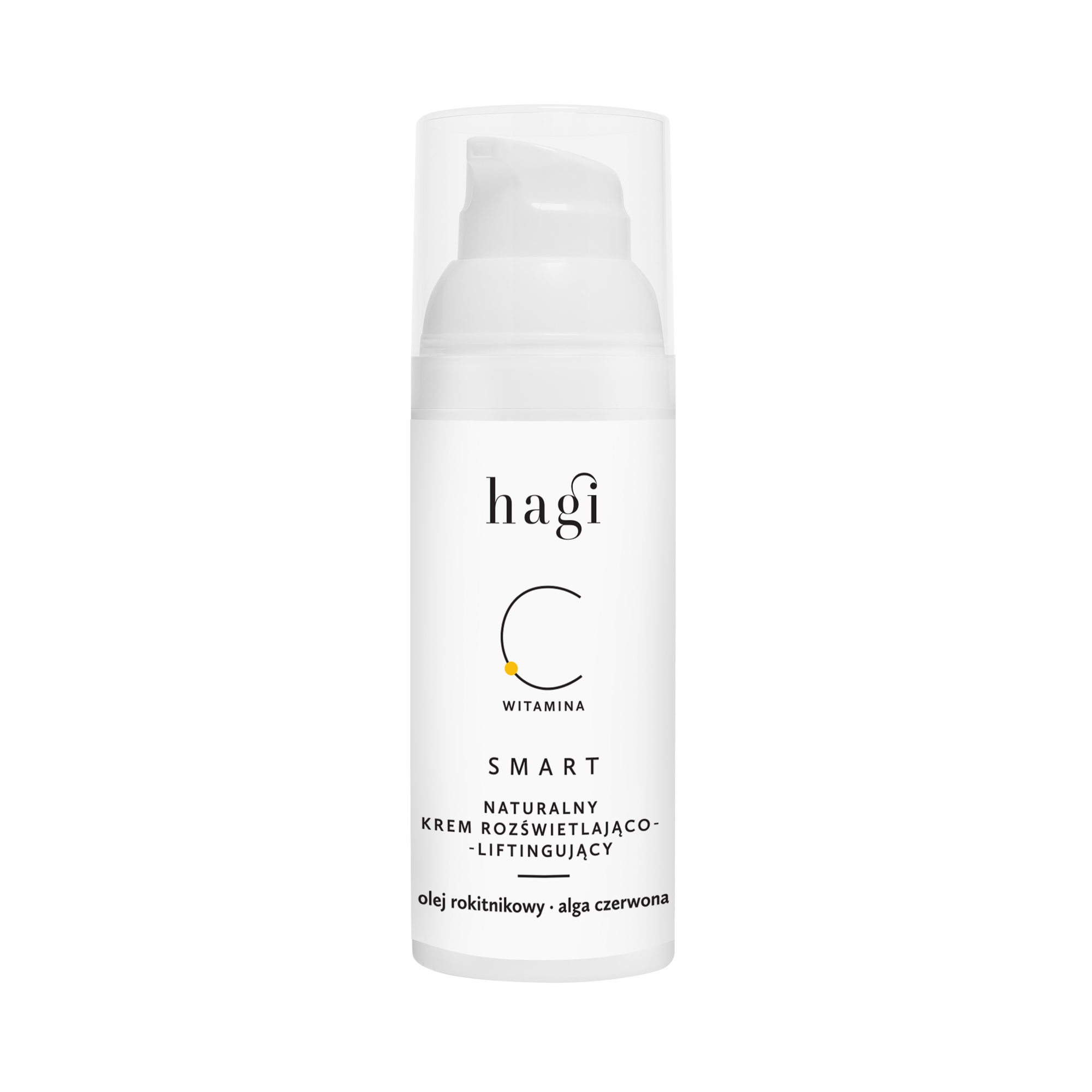 Nieznana Hagi Smart C, naturalny krem rozświetlająco-liftingujący z witaminą C, 50 ml