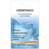 Uzdrovisco Hialuronowe Nasycenie, maska hialuronowa, cera sucha i normalna, 2 x 5 ml - miniaturka zdjęcia produktu
