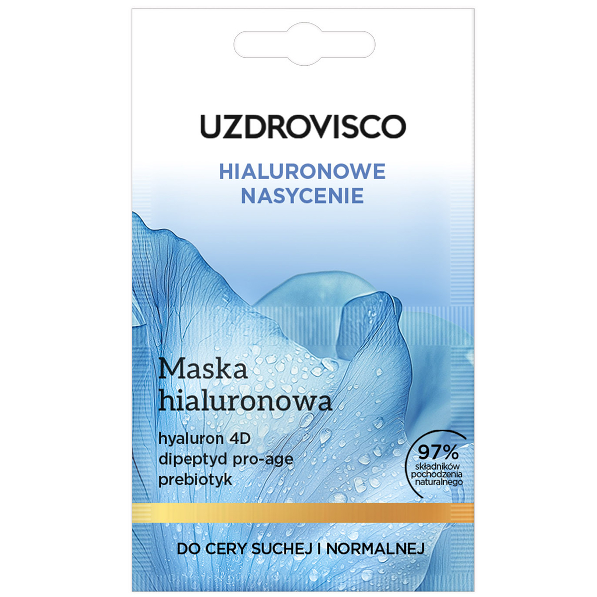 Uzdrovisco Uzdrovisco Hialuronowe Nasycenie, maska hialuronowa, cera sucha i normalna, 2 x 5 ml — Inhaltsstoffe und Bewertung