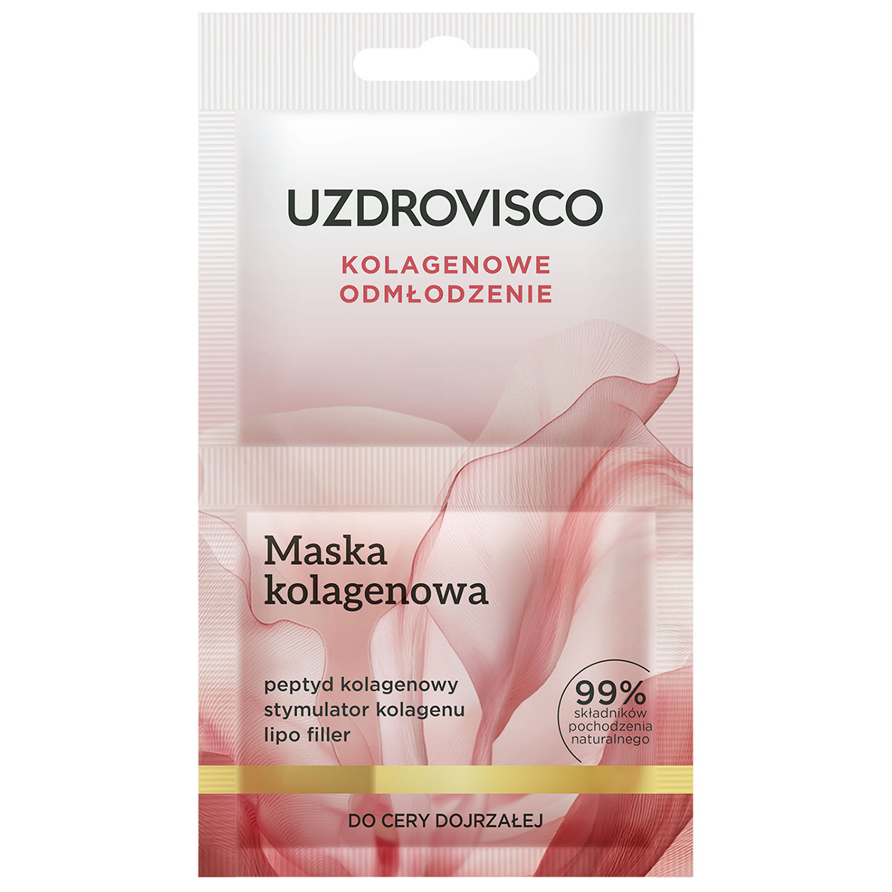 Uzdrovisco Uzdrovisco Kolagenowa odnowa, maska kolagenowa, cera dojrzała, 2 x 5 ml — Składniki i ocena