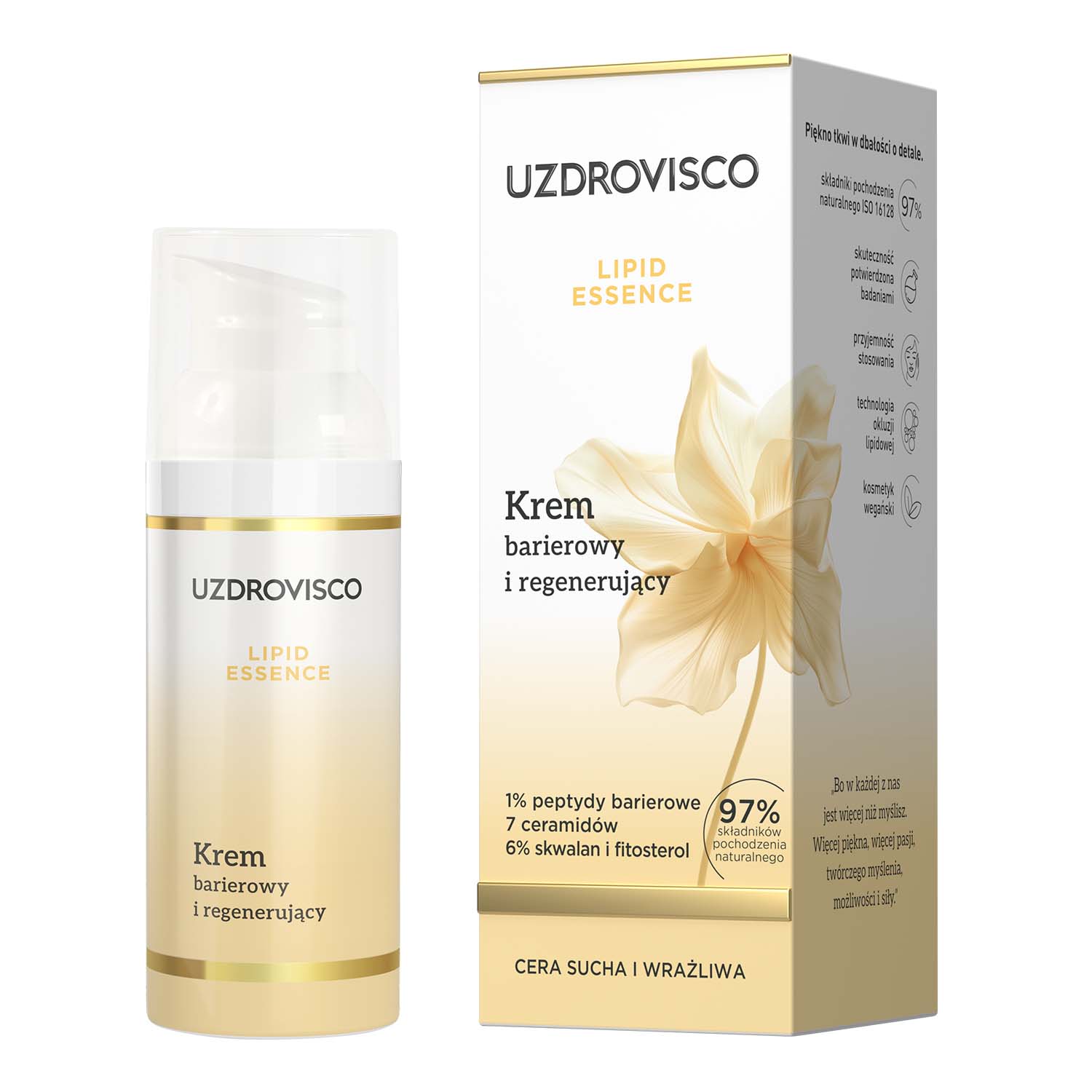 Uzdrovisco Uzdrovisco Lipid Essence, Creme für die Hautbarriere und regenerierend, 50 ml — Inhaltsstoffe und Bewertung