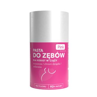 Pink Mama, pasta do zębów dla kobiet w ciąży, bez fluoru, 50 ml - zdjęcie produktu