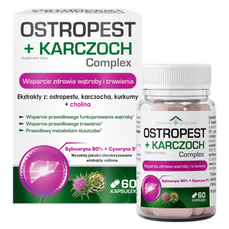 Ostropest + Karczoch Complex, 60 kapsułek - zdjęcie produktu