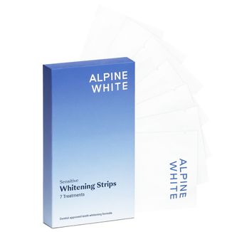 Alpine White Whitening Sensitive, wybielające paski do zębów wrażliwych, 14 sztuk - zdjęcie produktu