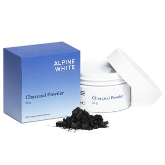 Alpine White Charcoal Powder, wybielający proszek do mycia zębów, 30 g - zdjęcie produktu