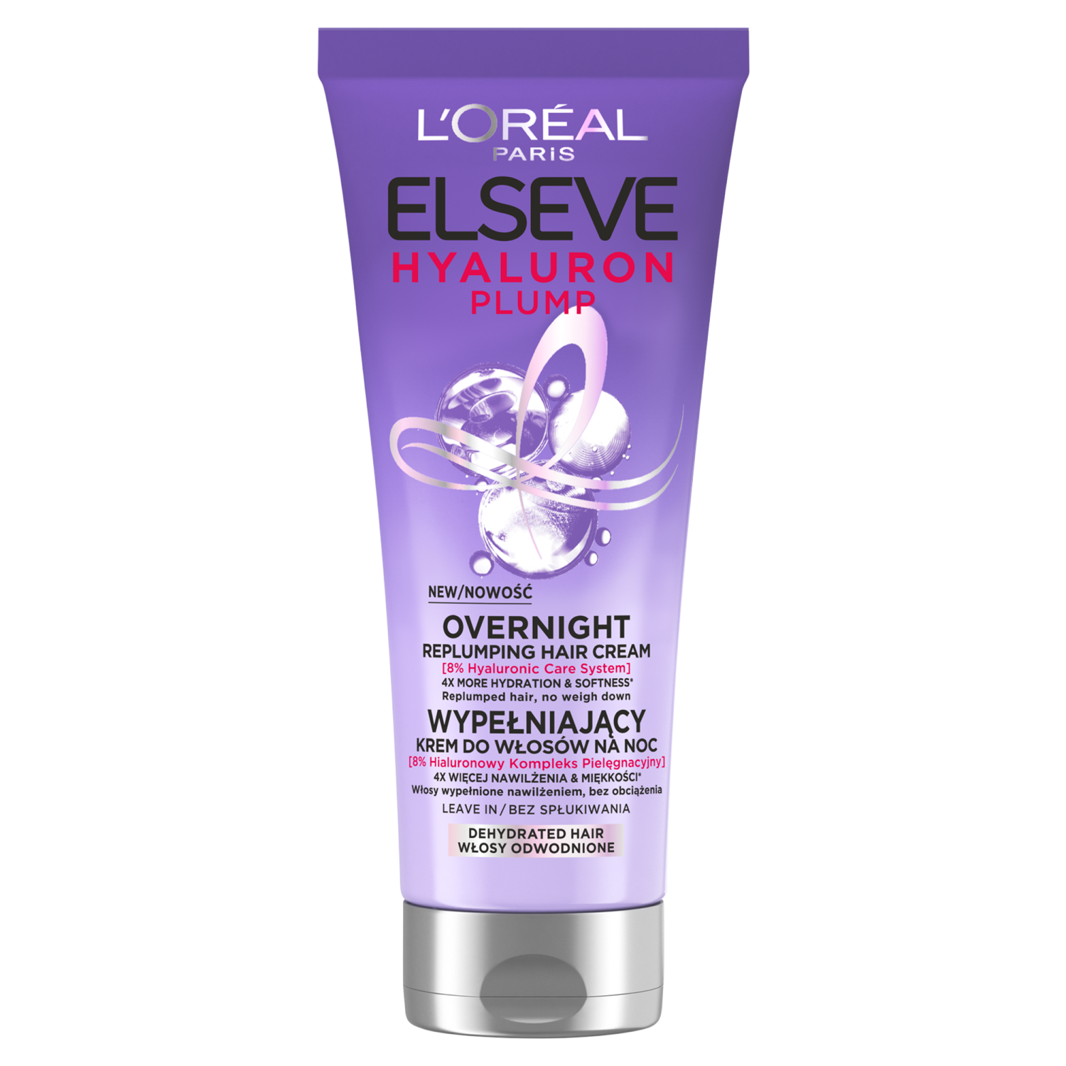L'Oreal Paris L'Oreal Elseve Hyaluron Plum, auffüllend Creme für das Haar für die Nacht, 200 ml — Inhaltsstoffe und Bewertung