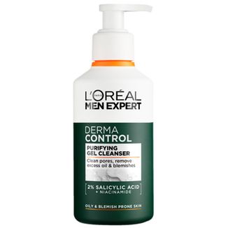 L'Oreal Men Expert Derma Control, oczyszczający żel do mycia twarzy, 60 ml - zdjęcie produktu