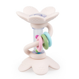 Dumel GiliGums, grzechotka z gryzakiem, Pastelowe Kwiatki, od 3 miesiąca, 1 sztuka - miniaturka zdjęcia produktu