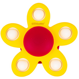 Dumel GiliGums, gryzak, Zakręcony Kwiatek Pop It, żółty, od 3 miesiąca, 1 sztuka - miniaturka zdjęcia produktu