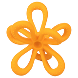 Dumel GiliGums, gryzak uspokajający, Kwiatek, pomarańczowy, od 3 miesiąca, 1 sztuka - miniaturka zdjęcia produktu