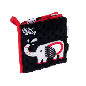 Dumel Jolly Baby, książeczka sensoryczna, Dżungla Sensory, od urodzenia, 1 sztuka - zdjęcie produktu
