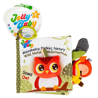 Dumel Jolly Baby, książeczka sensoryczna, Mieszkańcy Dzikiej Natury, od urodzenia, 1 sztuka - zdjęcie produktu