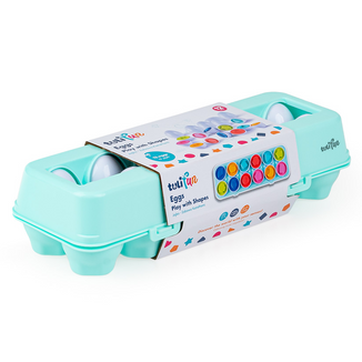 Dumel Tuli Fun, zabawka, Jajka, zabawa kryształami, od 12 miesiąca, 12 sztuk - zdjęcie produktu