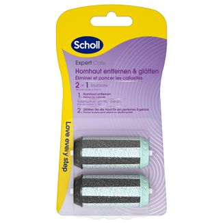 Scholl Expert Care, wymienne głowice obrotowe 2w1, 2 sztuki - zdjęcie produktu