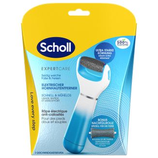 Scholl Expert Care, elektroniczny pilnik do stóp z 2 głowicami - zdjęcie produktu