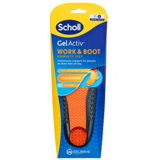 Scholl GelActiv, wkładki do butów, do pracy, rozmiar L 40-46,5, 2 sztuki - zdjęcie produktu