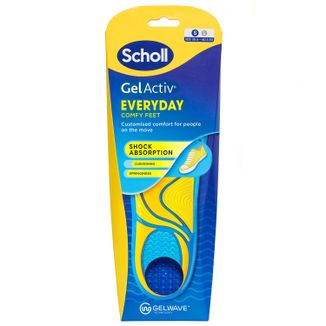 Scholl GelActiv, wkładki do butów, codzienne, rozmiar S 35,5-40,5, 2 sztuki - zdjęcie produktu