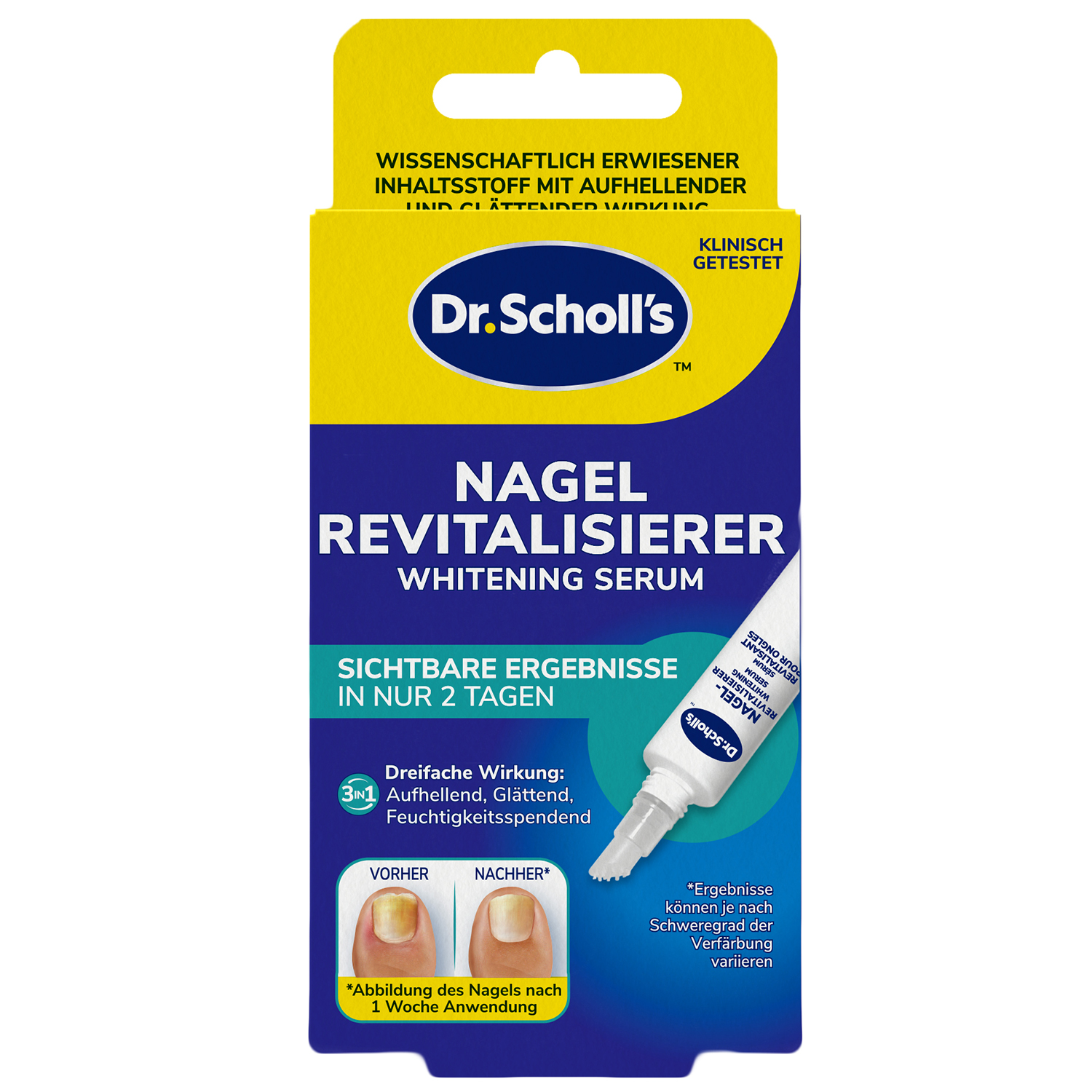 Scholl Dr. Scholl's, serum revitalisierend für die Nägel, 10 ml — Inhaltsstoffe und Bewertung