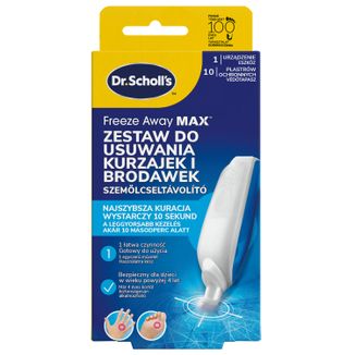 Dr. Scholl's, zestaw do usuwania kurzajek i brodawek USZKODZONE OPAKOWANIE - zdjęcie produktu