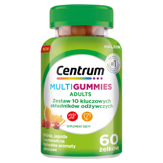 Centrum MultiGummies Adults, żelki, 60 sztuk - zdjęcie produktu