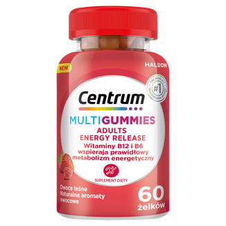 Centrum MultiGummies Adult Energy Release, żelki, 60 sztuk - zdjęcie produktu