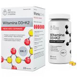 Bio Medical Pharma Witamina D3+K2, 120 kapsułek - miniaturka zdjęcia produktu