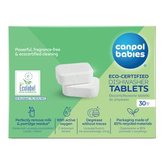 Canpol Babies, ekocertyfikowane tabletki do zmywarki, 30 sztuk - zdjęcie produktu