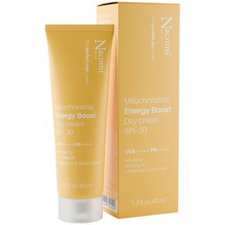 Nacomi Next Level, krem energetyzujący z ochroną mitochondrialną, SPF 30, 40 ml - zdjęcie produktu