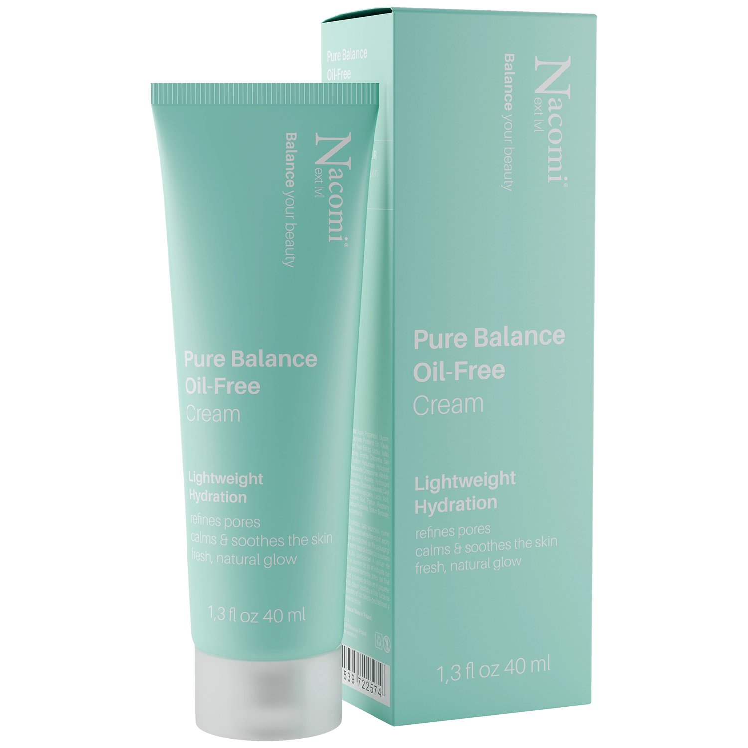 Nieznana Nacomi Next Level, Feuchtigkeitscreme Pure Balance, 40 ml — Inhaltsstoffe und Bewertung