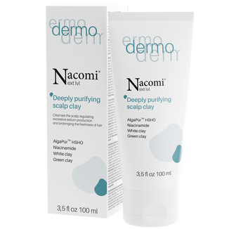 Nacomi Next Level Dermo, glinka peelingująca do skóry głowy, 100 ml - zdjęcie produktu