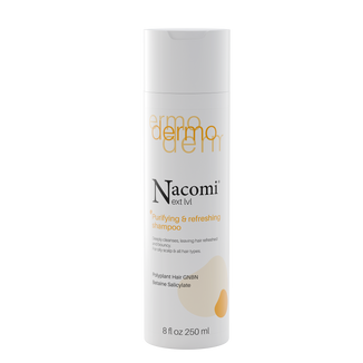 Nacomi Next Level Dermo, szampon do włosów, oczyszczający i odświeżający, 250 ml - zdjęcie produktu