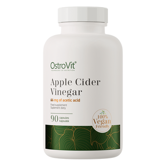 OstroVit Apple Cider Vinegar VEGE, ocet jabłkowy, 90 kapsułek - zdjęcie produktu