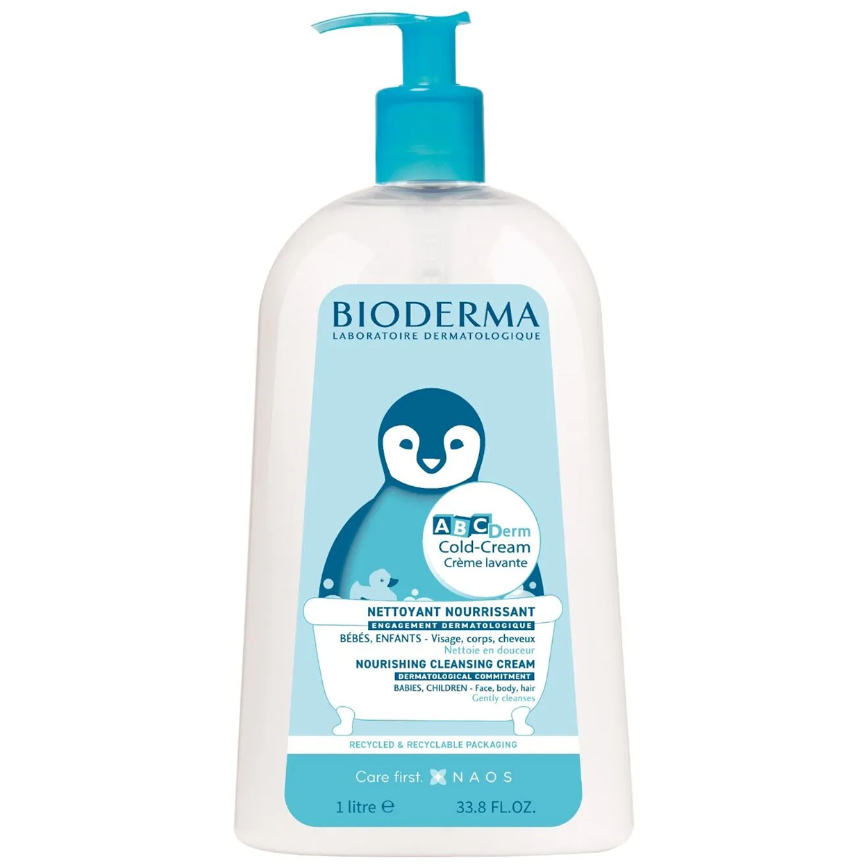 Bioderma Bioderma ABCDerm Cold-Cream Creme Lavante, cremig Emulsion zum Waschen und Baden für Kinder und Säuglinge, 1000 ml — Inhaltsstoffe und Bewertung