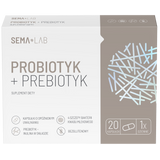 SEMA Lab Probiotyk + Prebiotyk, 20 kapsułek - miniaturka zdjęcia produktu