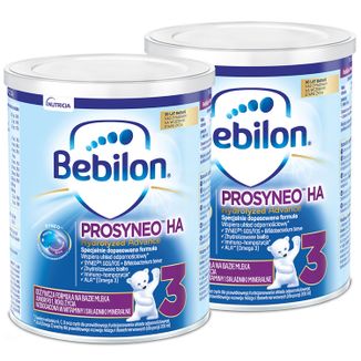 Zestaw Bebilon Prosyneo HA Hydrolyzed Advance 3, odżywcza formuła na bazie mleka, po 1 roku, 2 x 400 g - zdjęcie produktu