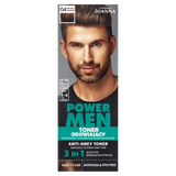Joanna Power Men, toner odsiwiający, 04 natural brown, 80 g - miniaturka zdjęcia produktu