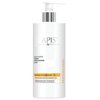Apis Adeno-C Flash Glow, roświetlający tonik i aktywator 2w1 z kwasem szikimowym i laktobionowym, 500 ml - zdjęcie produktu