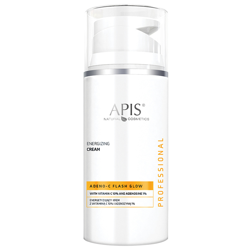 Nieznana Apis Adeno-C Flash Glow, energetyzujący krem do twarzy z witaminą C i adenozyną, 100 ml