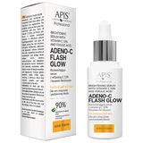 Apis Adeno-C Flash Glow, rozświetlające serum do twarzy z witaminą C i kwasem ferulowym, 30 ml - miniaturka zdjęcia produktu