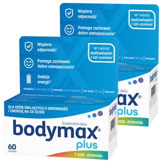 Zestaw Bodymax Plus, 2 x 60 tabletek - zdjęcie produktu